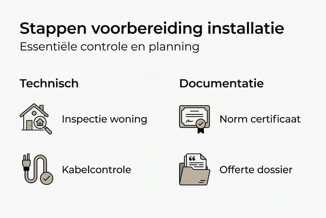 Overzicht: zo bereid je je voor op elke installatiestap