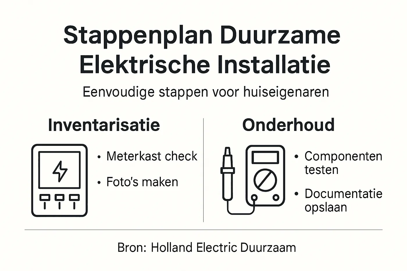 Infographic: zo pak je een duurzame storing in huis stap voor stap aan