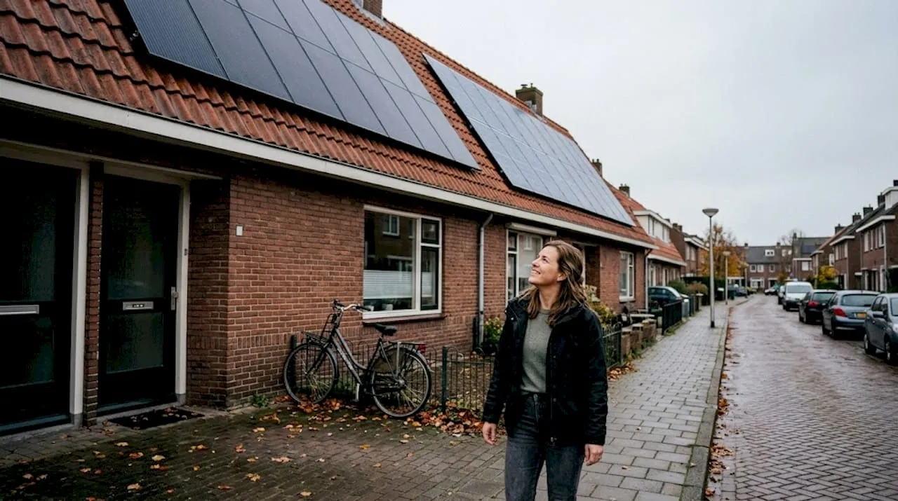 Inwoner vergelijkt opbrengst van eigen zonnepanelen