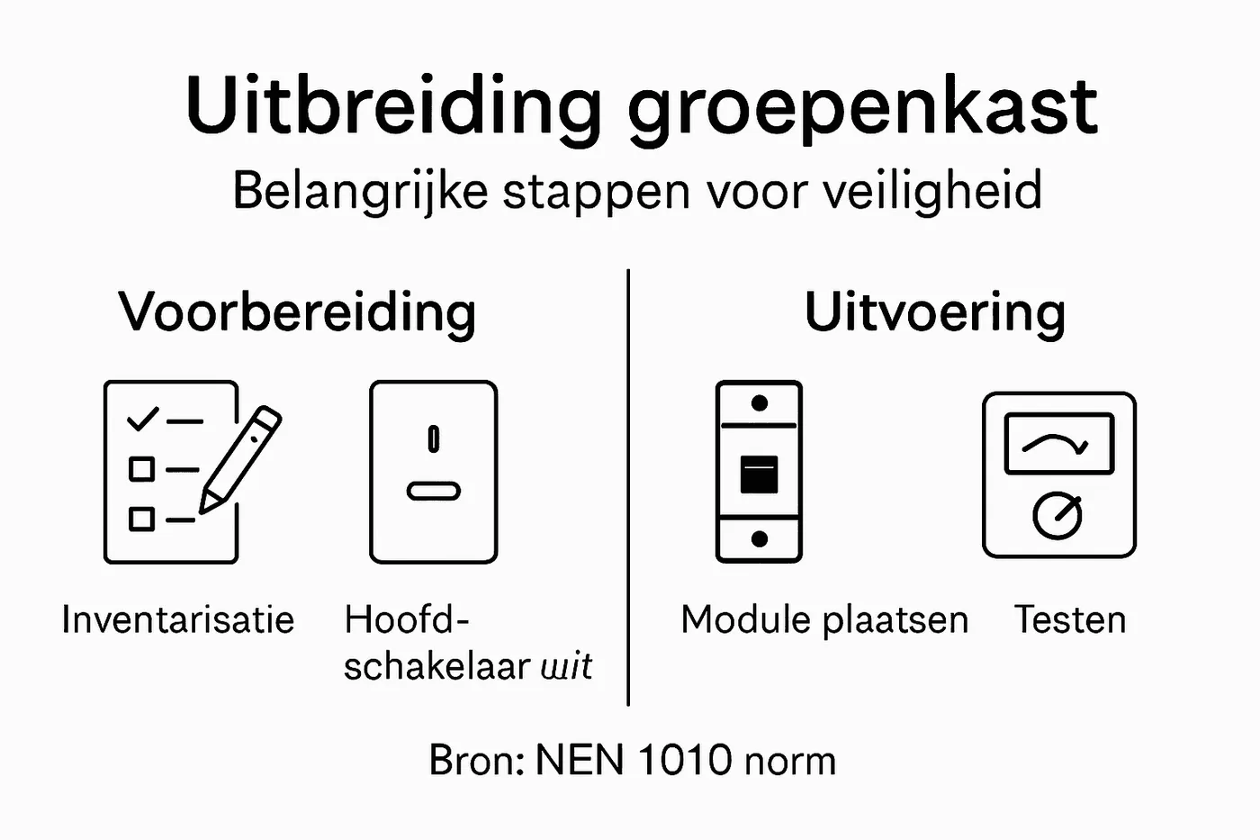 Overzichtelijke infographic: zo pak je het uitbreiden van je groepenkast stap voor stap aan