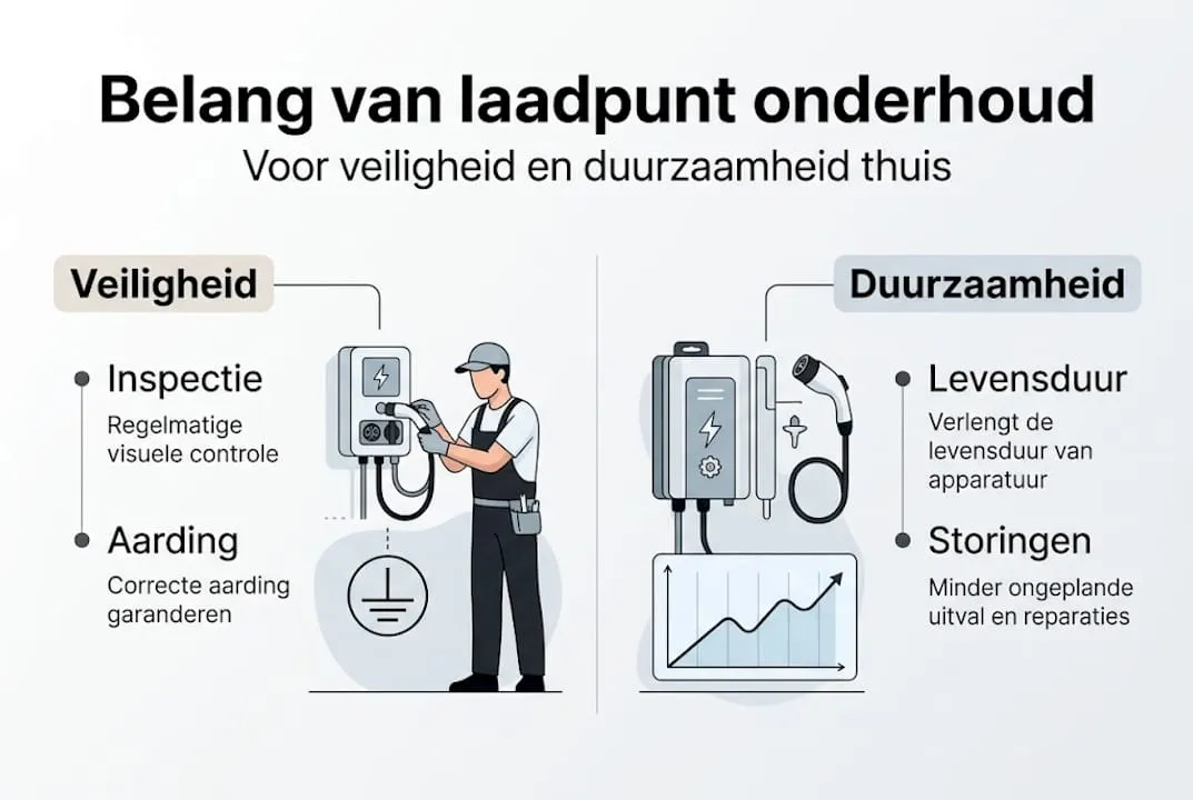 Infographic: Waarom regelmatig onderhoud van je laadpunt onmisbaar is
