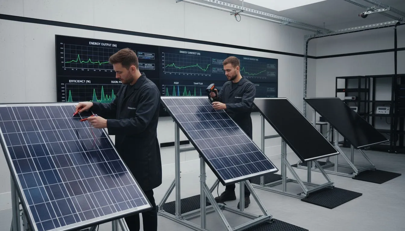 typen zonnepanelen test