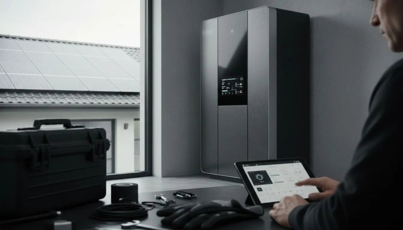 thuisbatterij met zonnepanelen