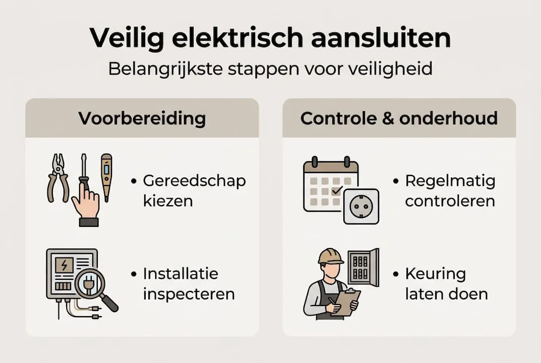 Infographic: Stapsgewijs veilig installeren en onderhouden