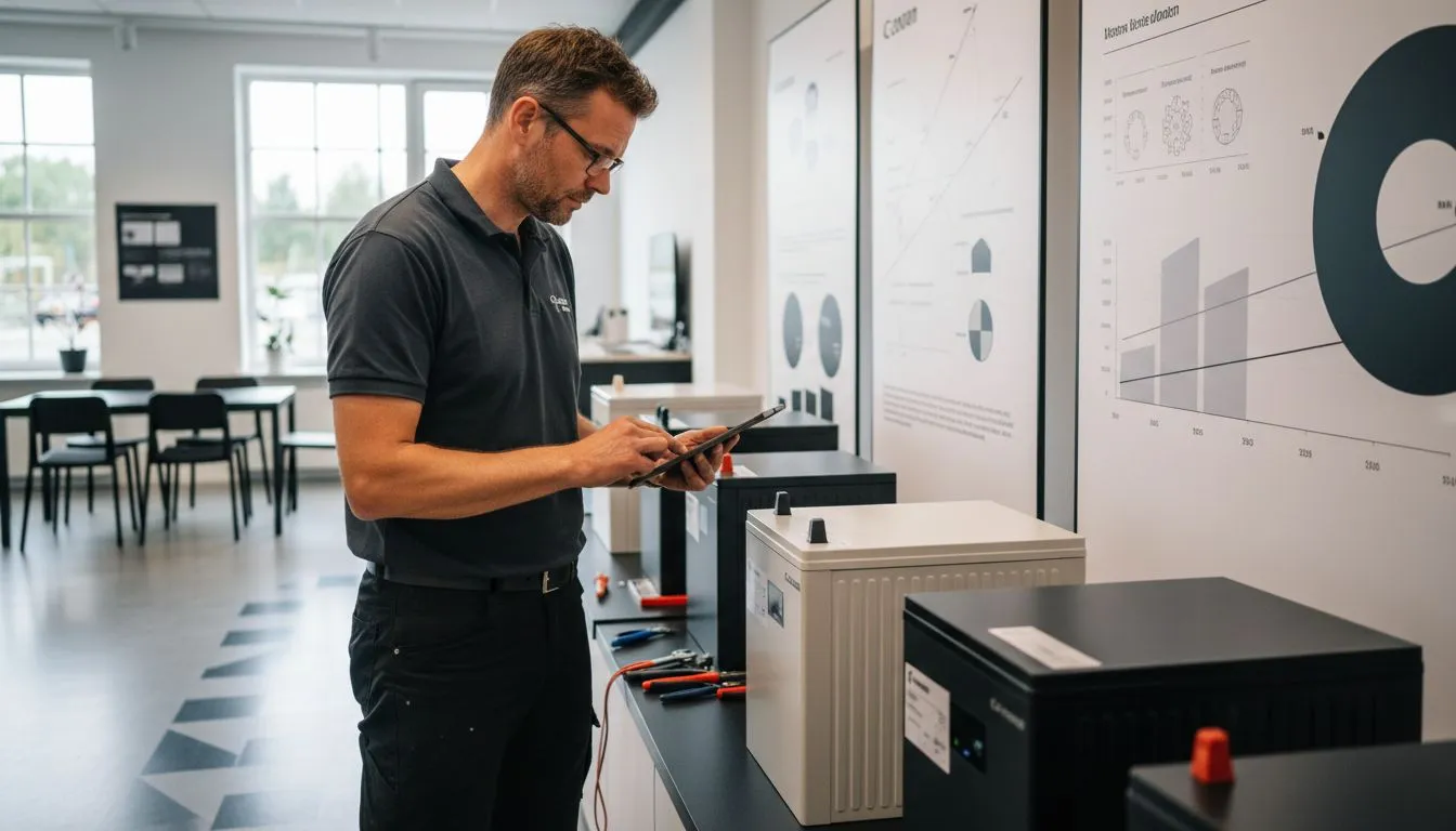 thuisbatterij keuze showroom