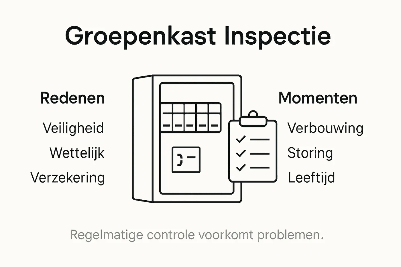 Infographic: alles wat je moet weten over het controleren van je groepenkast