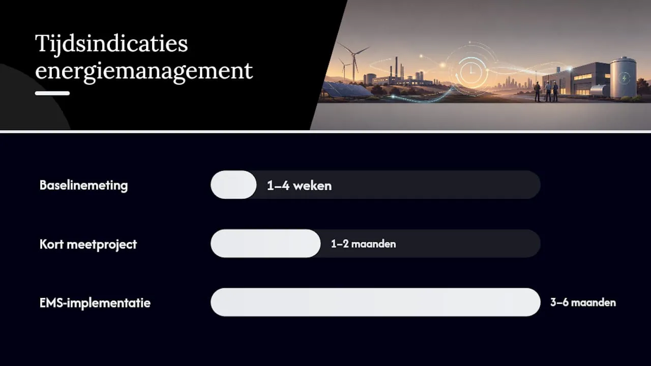 Hoe start je met energiemanagement? Een praktisch stappenplan — overview diagram